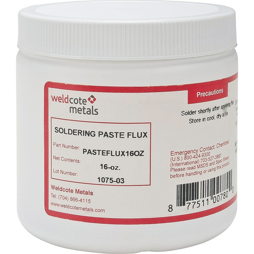 Image of Weldcote Metals General Purpose Paste Soldering Flux - 6 Pack