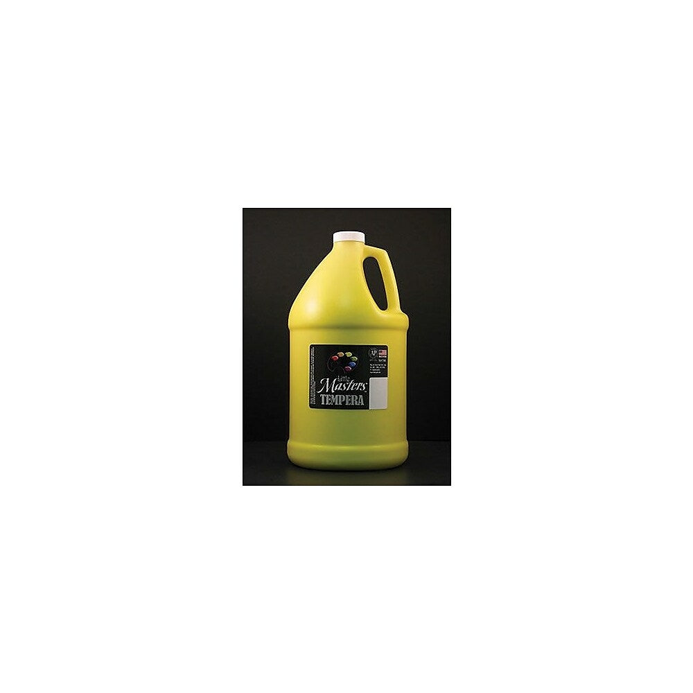 Image of Little Masters Non-toxic 128 Oz. Tempera Paint, Yellow (rpc204710)