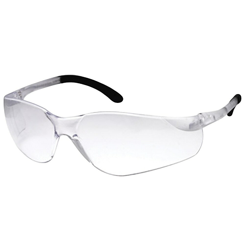 Image of SenTec Safety Glasses with Rubberized Temple Tips - Clear Anti-Fog Lens - 12 Pack