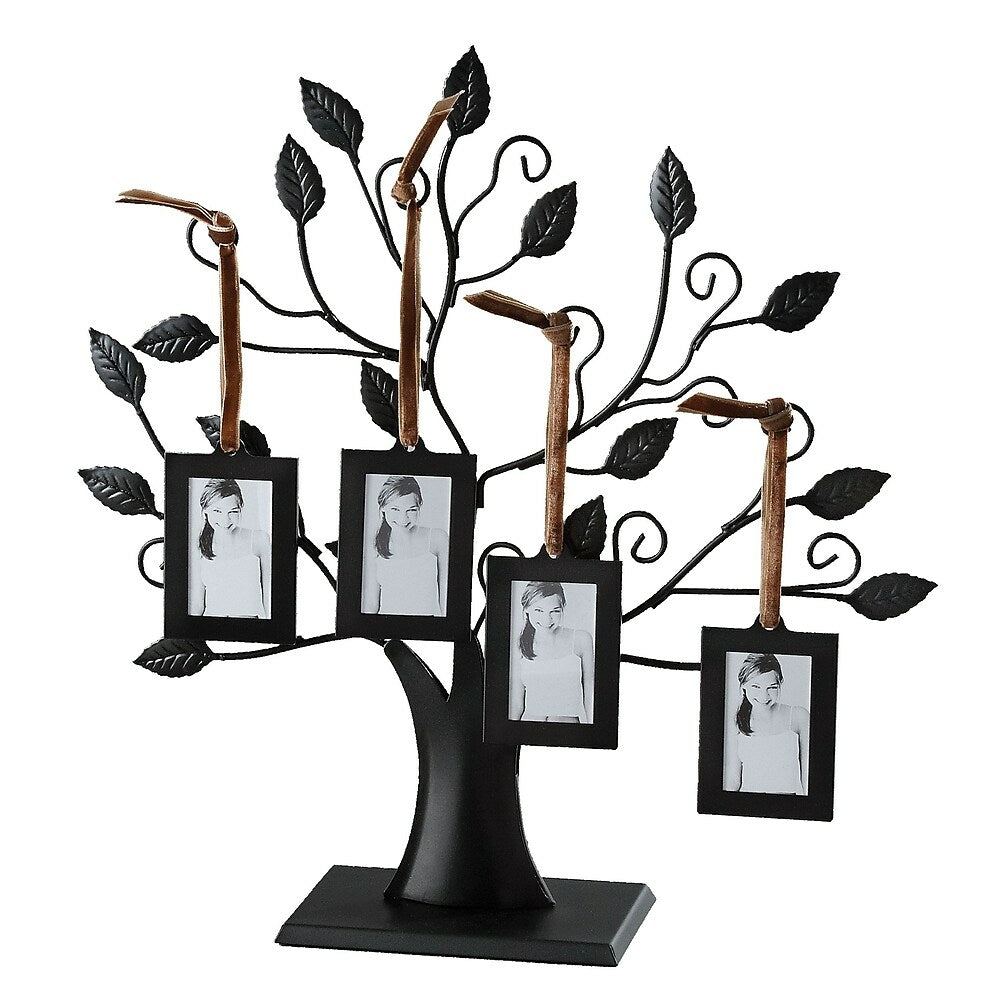 Image of Elegance Family Tree Photo Frames & Card Holders (63516), Black