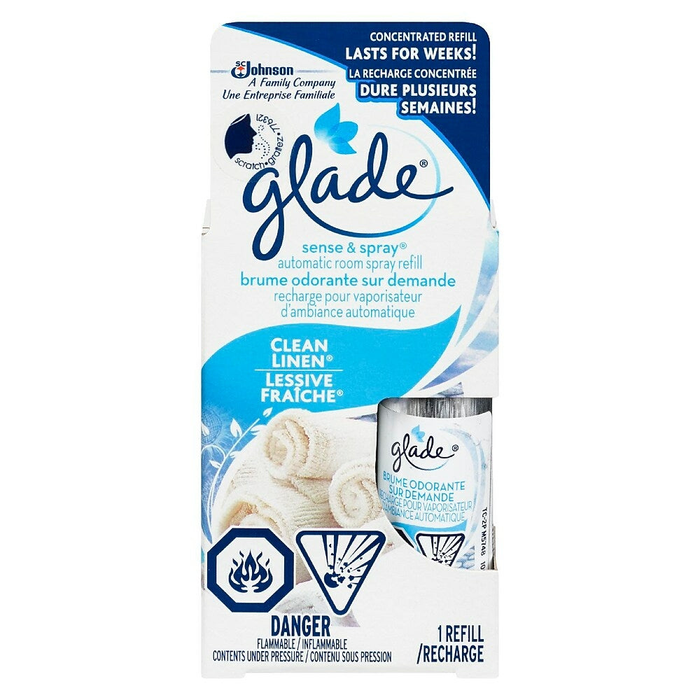 Image of Glade Sense & Spray Refill, Clean Linen