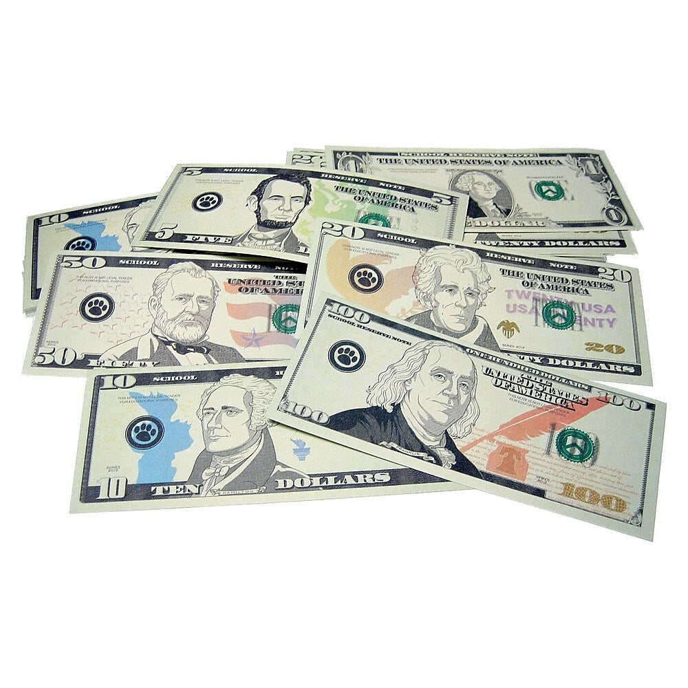 Image of Teacher Created Resources Play Money: Assorted Bills, Grade K And Up, 110 Pack (TCR20638)