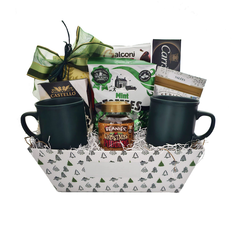 Image of Dolce & Gourmando Gift Basket for Coffee & Tea Lovers