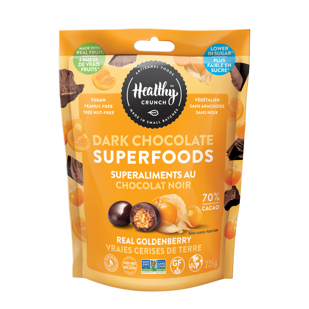 Image of Healthy Crunch Goldenberry Dark Chocolate Superfoods - 235 Grams