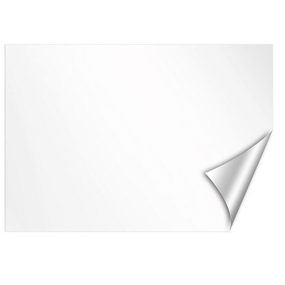 Image of WALL POPS Dry-Erase White Message Board Sticker, 17-1/2" x 24"