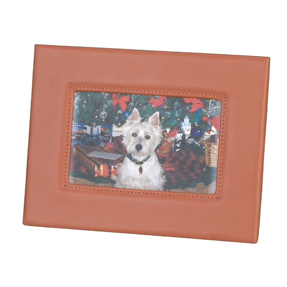 Image of Royce Leather Deluxe Photo Frame, Tan, Brown