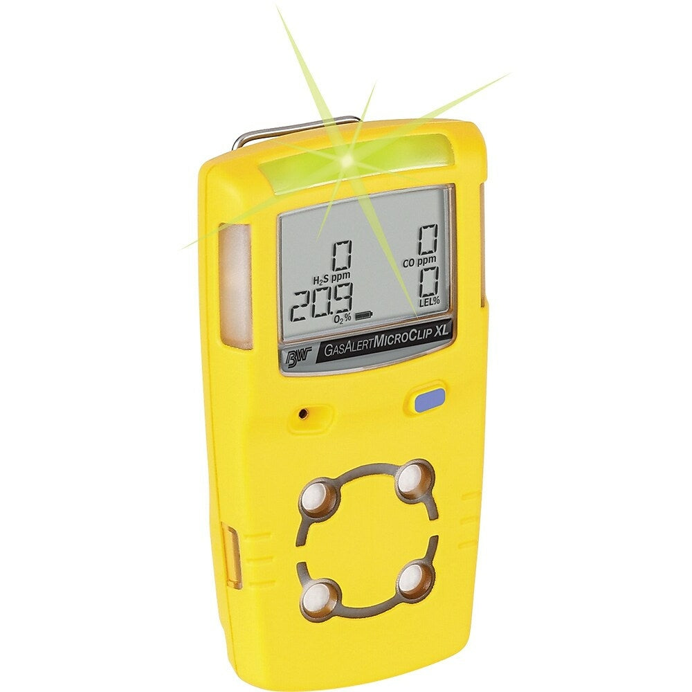 Image of Bw Technologies By Honeywell Bw Microclipxl Multi-Gas Detector, 4 Gas, O2/H2S/Co/Lel