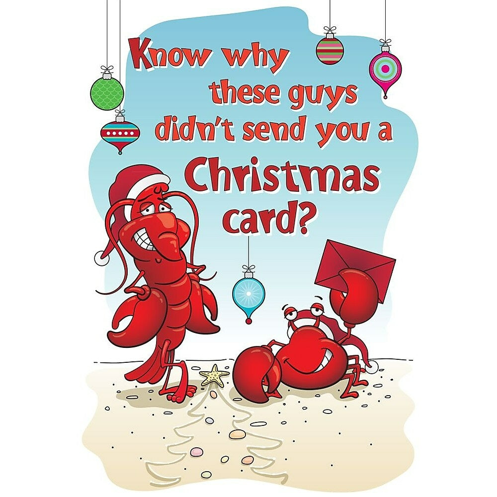 Image of Christmas Cards, Know Why These Guys Didn't Send You a Christmas Card?, 18 Pack