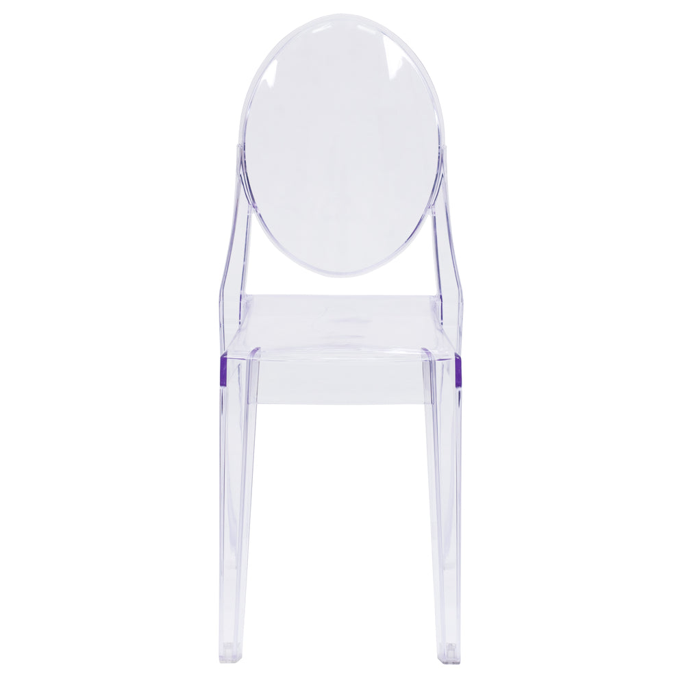 Image of Flash Furniture Ghost Side Chair - Transparent, Clear, 4 Pack
