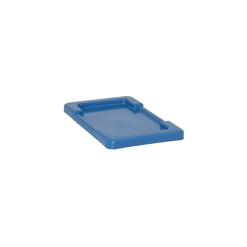 Image of Cross Stack Tub Lids, Blue (CF016), 5 Pack