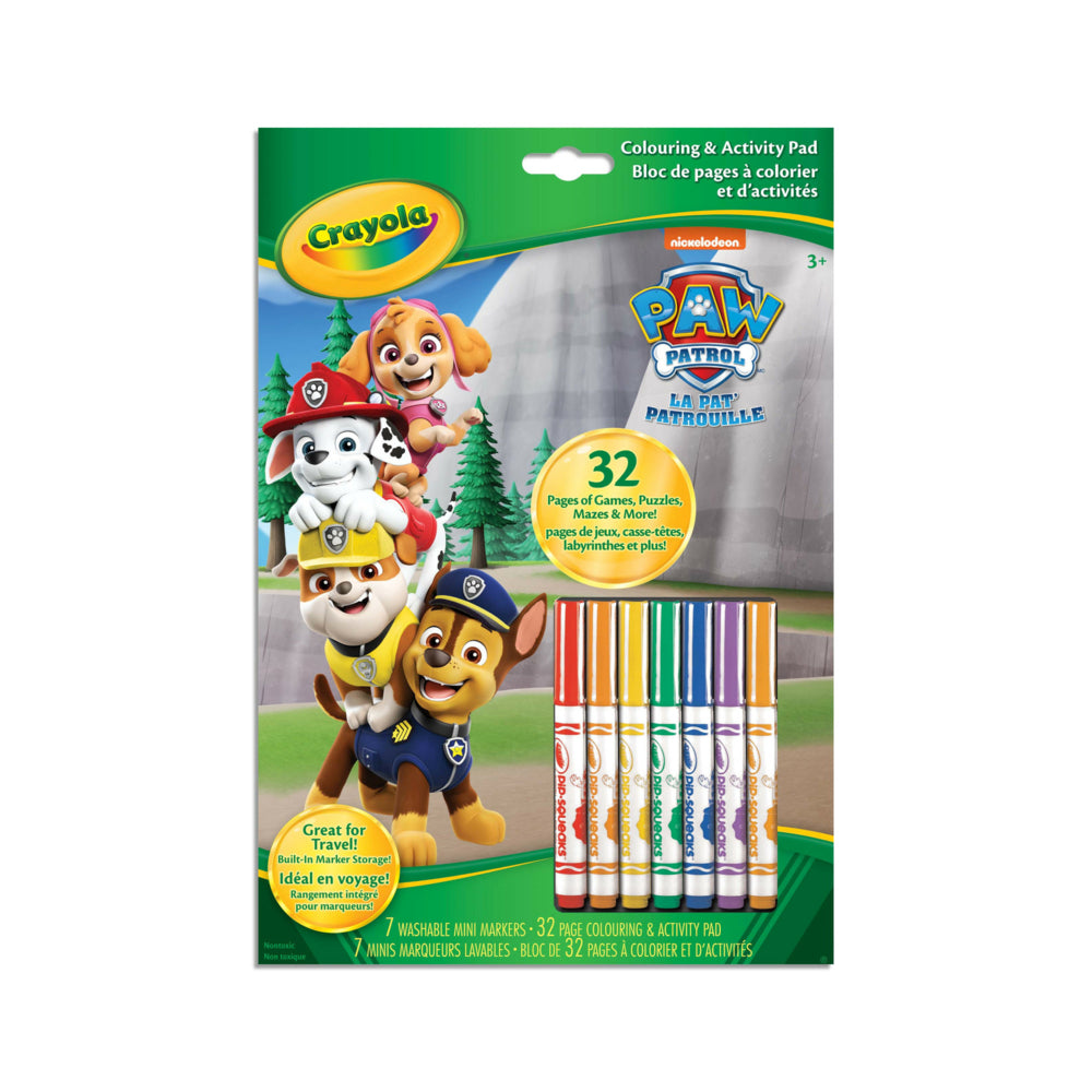 Image of Crayola Paw Patrol Colouring & Activity Book