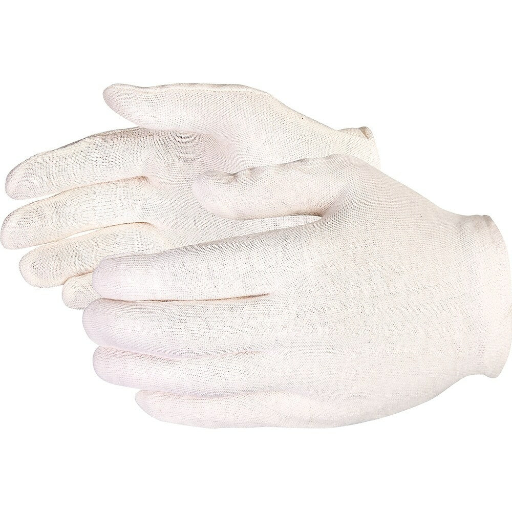 Image of Superior Gloves, Ladies Inspection Glove, Poly/Cotton, Hemmed Cuff, Ladies, 144 Pack