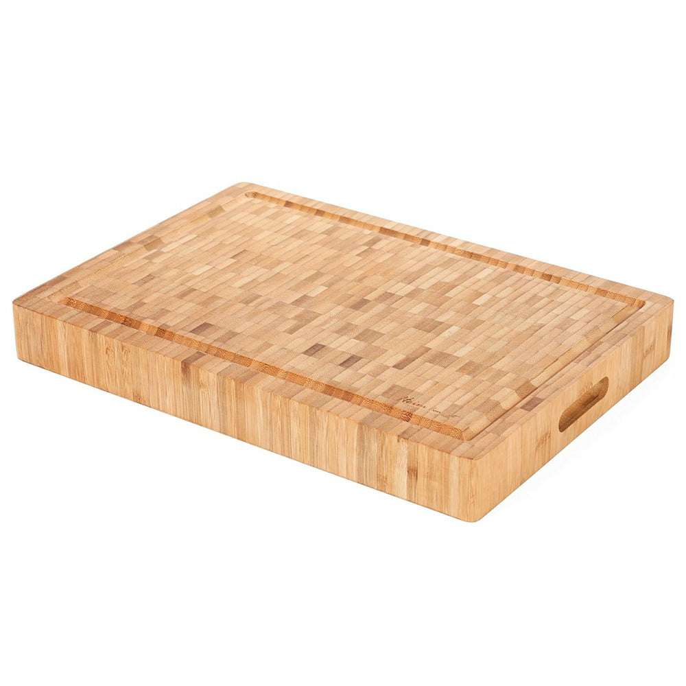 Image of Heim Concept Professional Grade Bamboo Large Butcher Block - Grainy Pattern