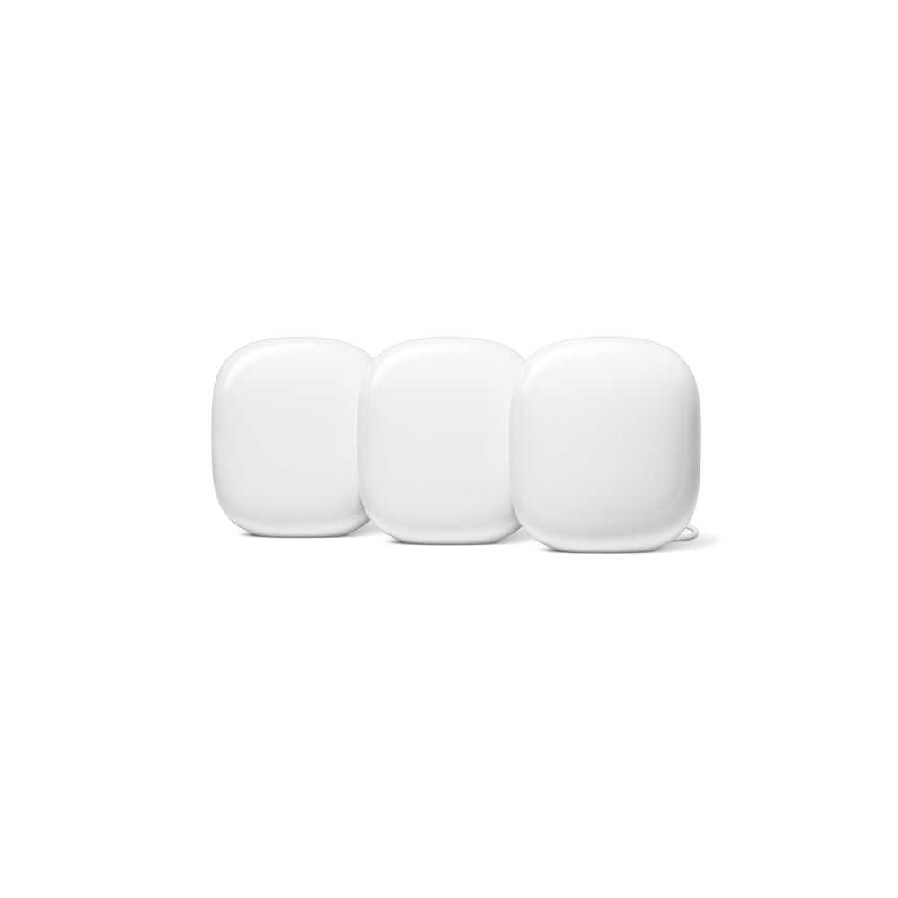Image of Google Nest Wifi Pro 6E Routers - Snow - 3 Pack