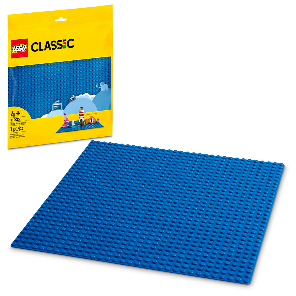 Image of LEGO Classic Blue Baseplate Building Kit for Kids - 1 Piece