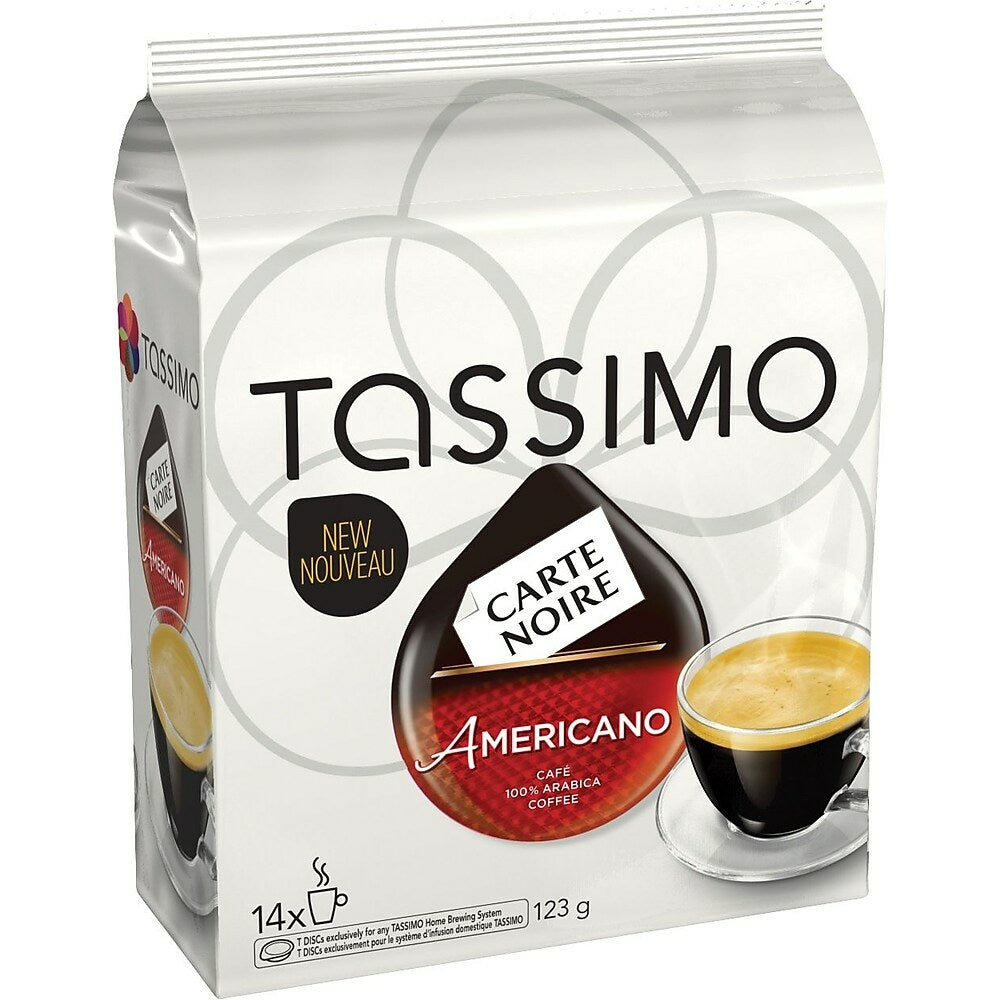 Image of Tassimo Carte Noire Americano Coffee T-Discs - 14 Pack