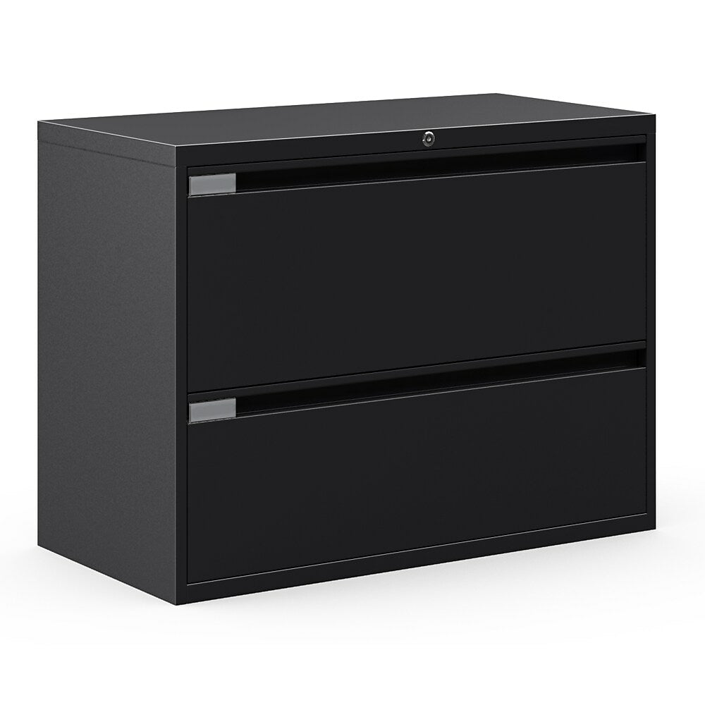 Image of Global 2 Drawer Filing Cabnet, Black