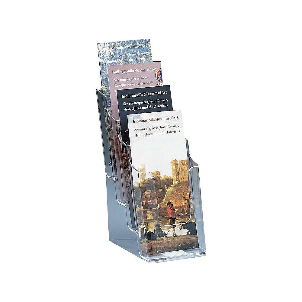 Image of Staples 4-Pocket Acrylic Leaflet Holder, Clear