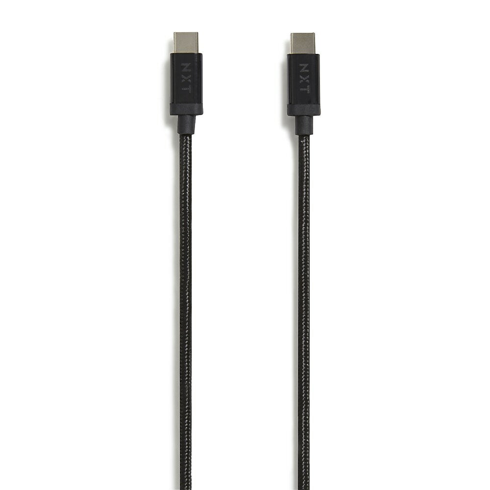 Image of NXT Technologies 6 ft Braided USB-C Cable - Black