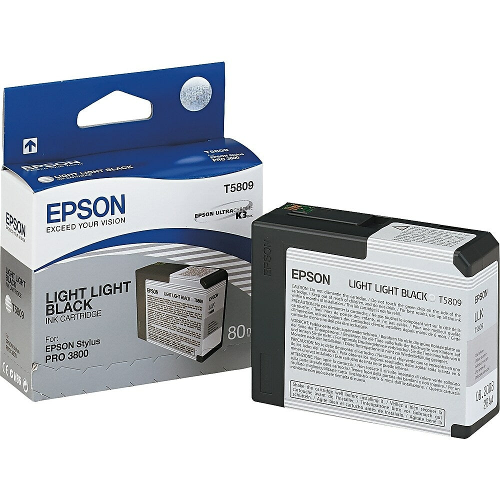 Image of Epson T580 UltraChrome K3 Ink Cartridge - Light Light Black