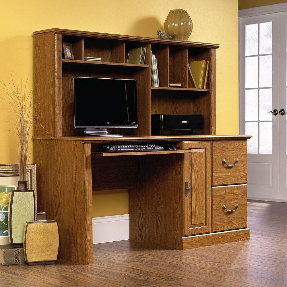 staples computer desk with hutch