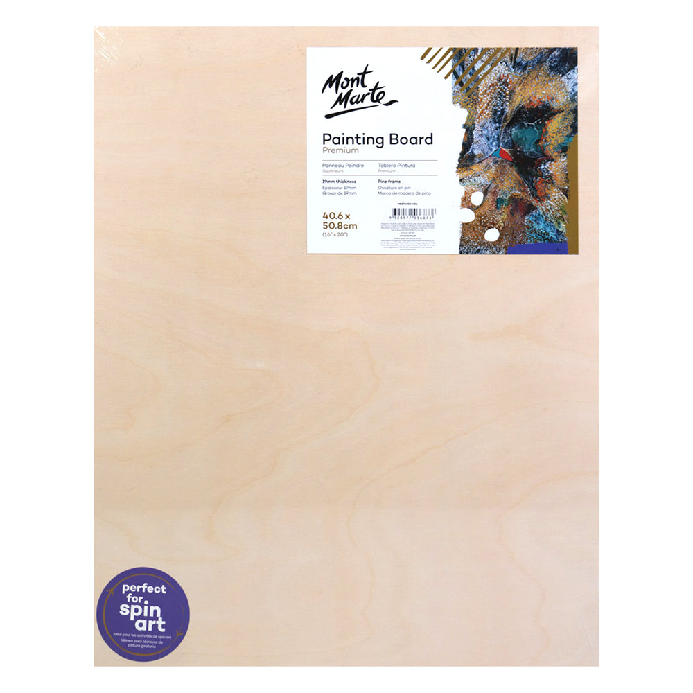 Image of Mont Marte Premium Painting Board - 16" x 20", Brown