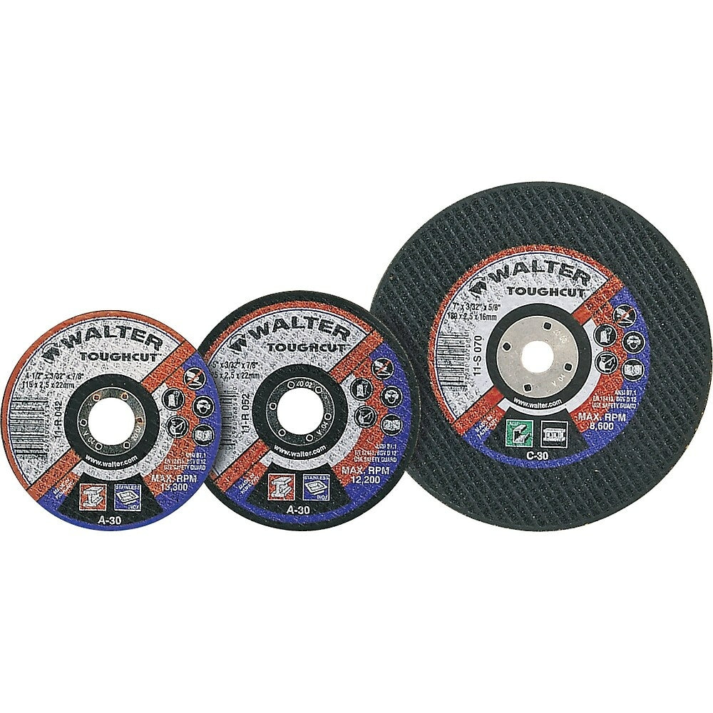 Image of Circular Saw Reinforced Cut-off Wheels, Toughcut Type 01, 12 Pack