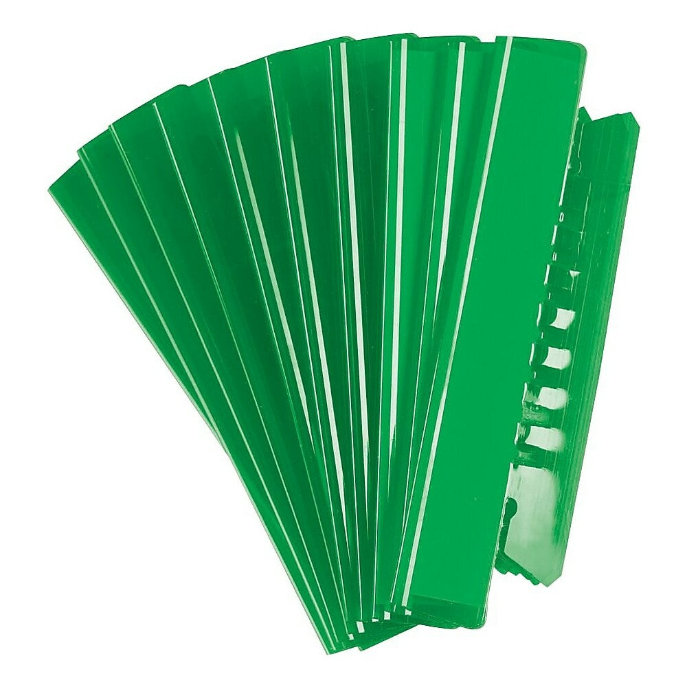 Image of Pendaflex Bright Green Flexible Tabs - 2" - 25 Pack
