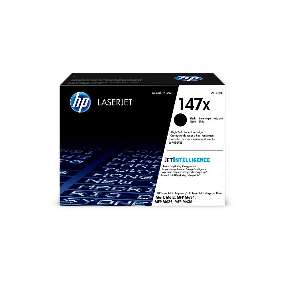 Image of HP 147X Black LaserJet Toner Cartridge