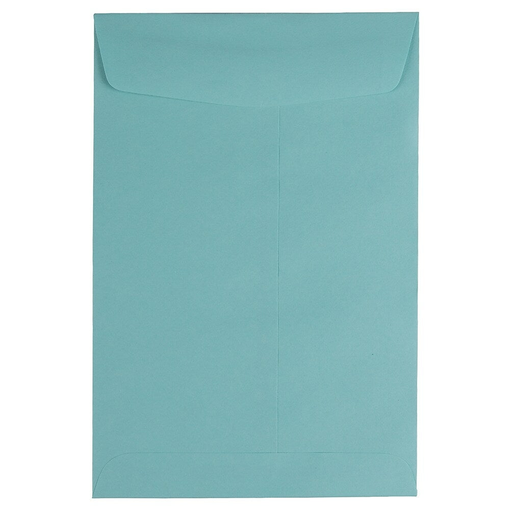 Image of JAM Paper 6 x 9 Open End Envelopes, Aqua Blue, 1000 Pack (31287520B)