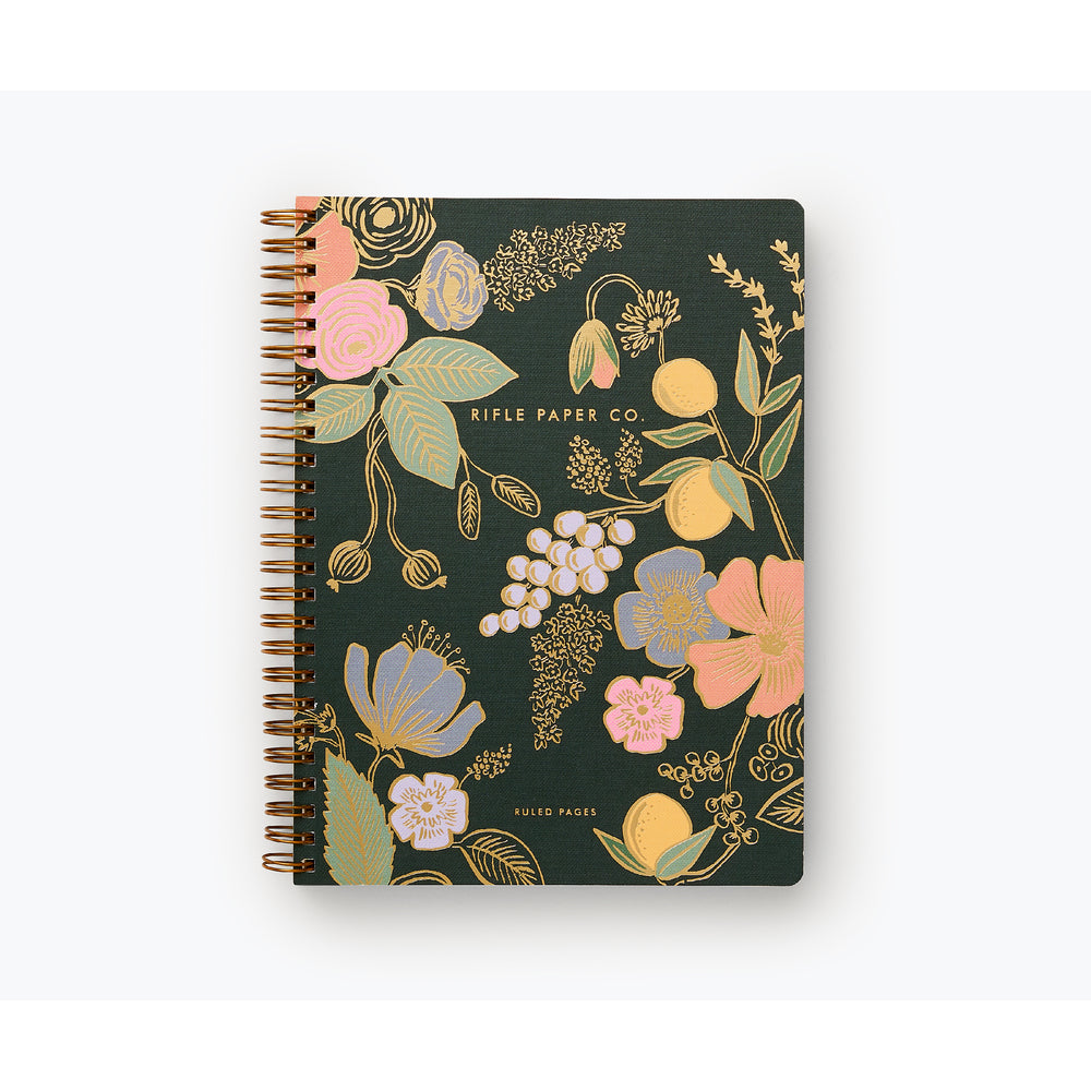 Image of Rifle Paper Co. Colette Spiral Notebook - 8.25" H x 6.25" W - 150 Pages