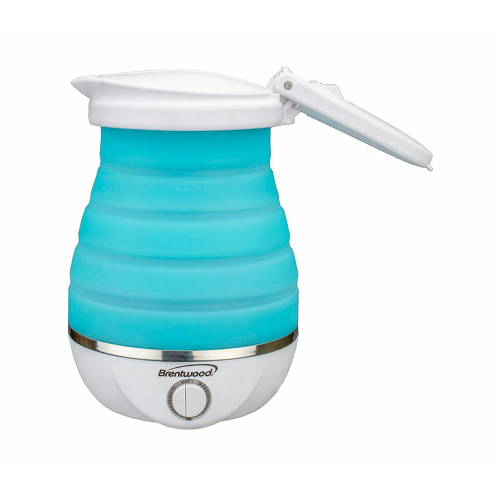 Image of Brentwood Collapsible Travel Kettle - 0.8L - Blue