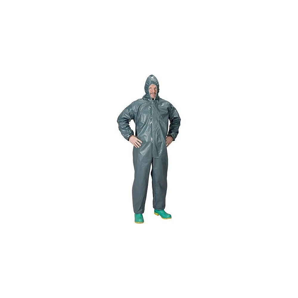 Image of Lakeland Coverall, Hood, Pyrolon Cr/Fr, 2Mil, Wrist/Ankle, Sml (51130-S)