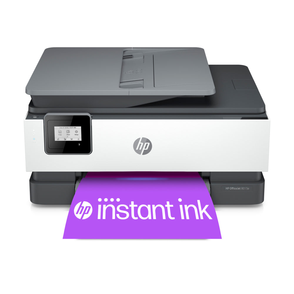 Image of HP OfficeJet 8015e All-in-One InkJet Printer with bonus 3 months Instant Ink with HP+