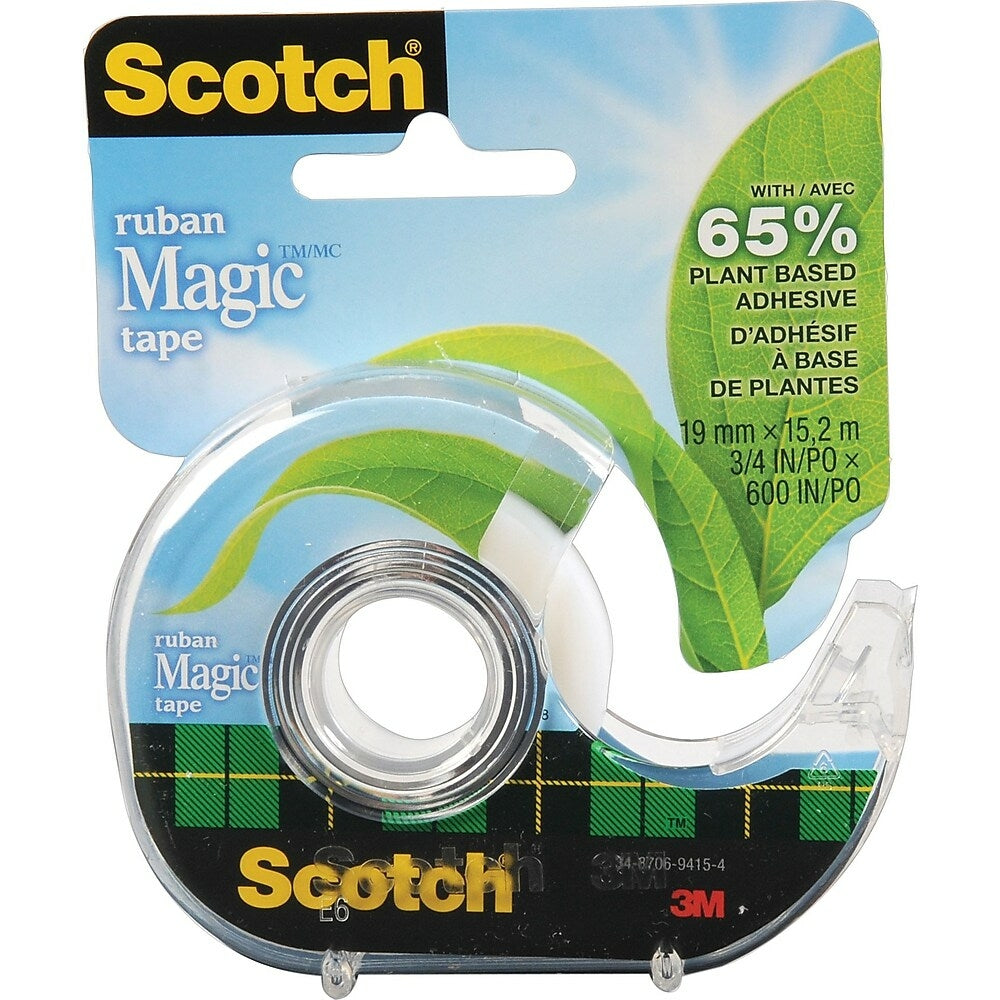 Image of Scotch Plant Based Magic Tape, 19mm x 15.2m, 1/Pack