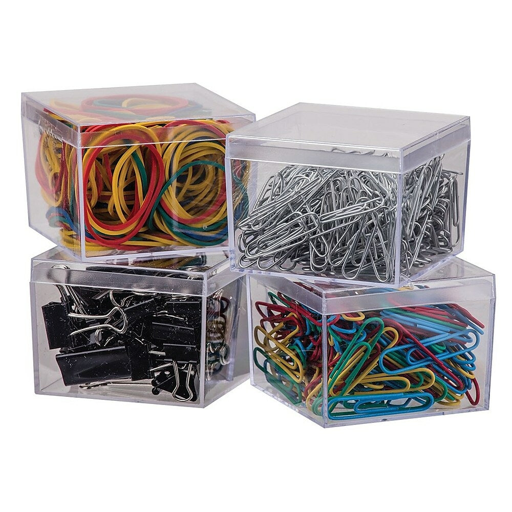 Image of Staples Binder Clip - Paper Clip & Rubber Band Value Pack - 695 Pack