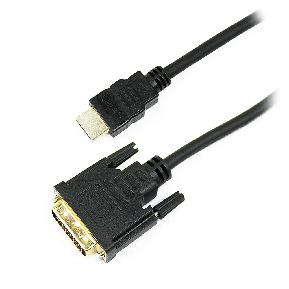 Image of BlueDiamond HDMI to DVI-D 24+1 Cable M/M, 15ft (80184), Black