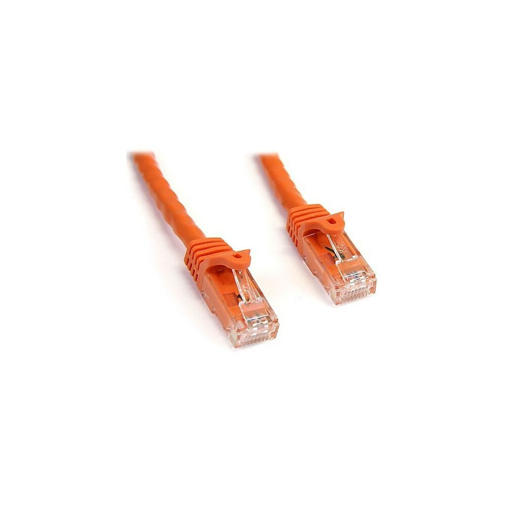 Image of StarTech N6PATCH3OR 3' Cat 6 Snagless Patch Cable, Orange