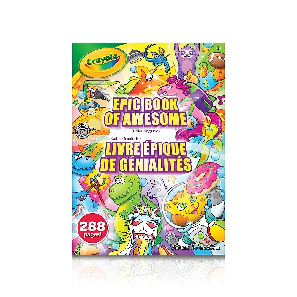 Image of Crayola 288 Page Colouring Book, Assorted Designs