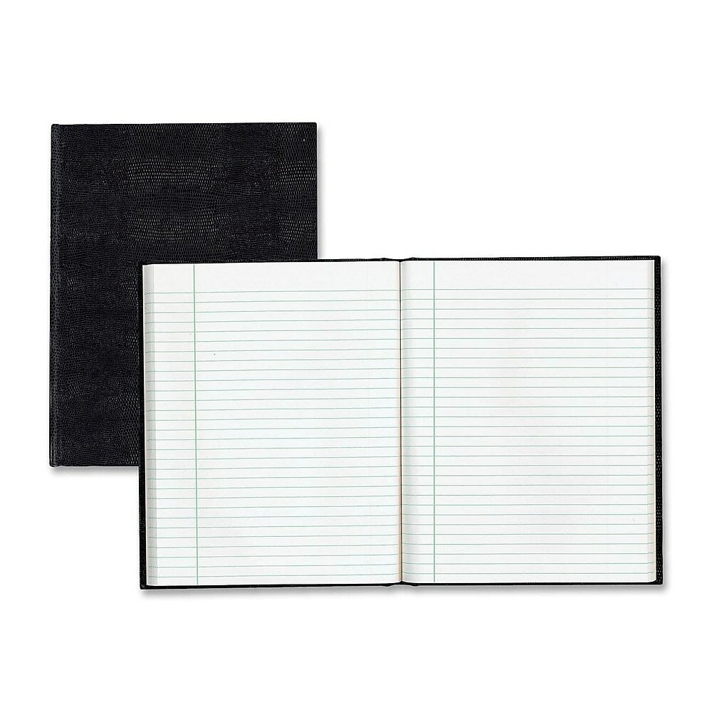 Image of Blueline EcoLogix Executive Notebook, 7.25" x 9.25"; Black