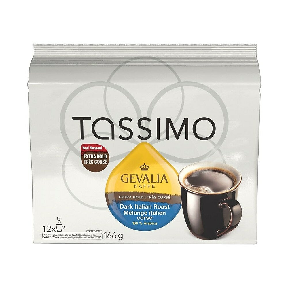 Image of Tassimo Gevalia Dark Italian Roast Coffee T-Discs - 12 Pack