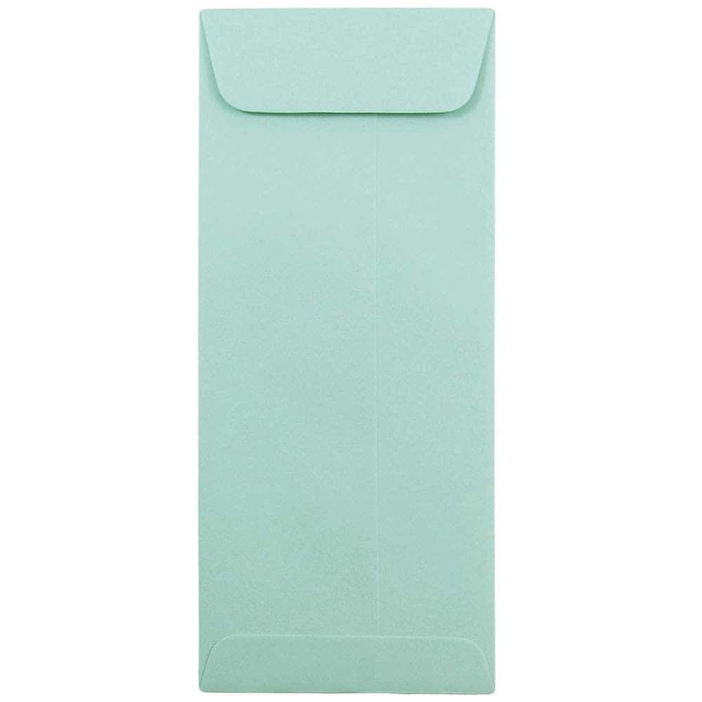 Image of JAM Paper #10 Policy Envelopes, 4 1/8 x 9.5, Aqua Blue, 1000 Pack (21520986B)