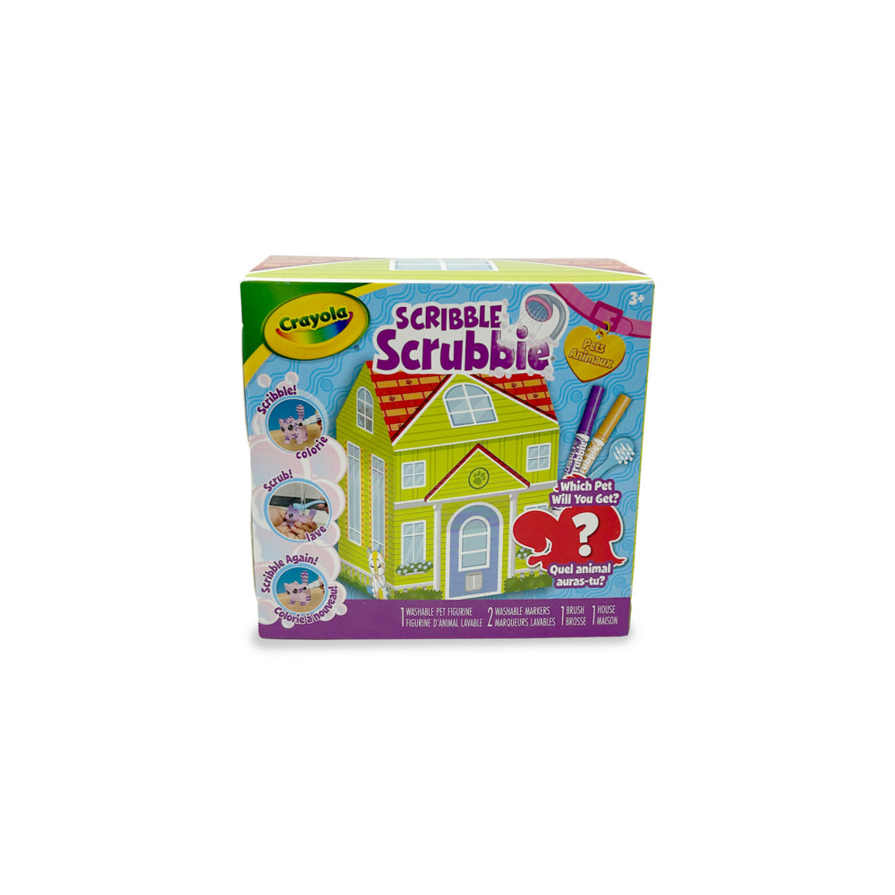 Image of Crayola Scribble Scrubbie Mystery Pet Playhouse