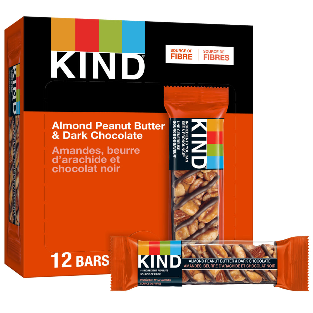 Image of KIND Bar Peanut Butter Dark Chocolate 40g - 12 Pack