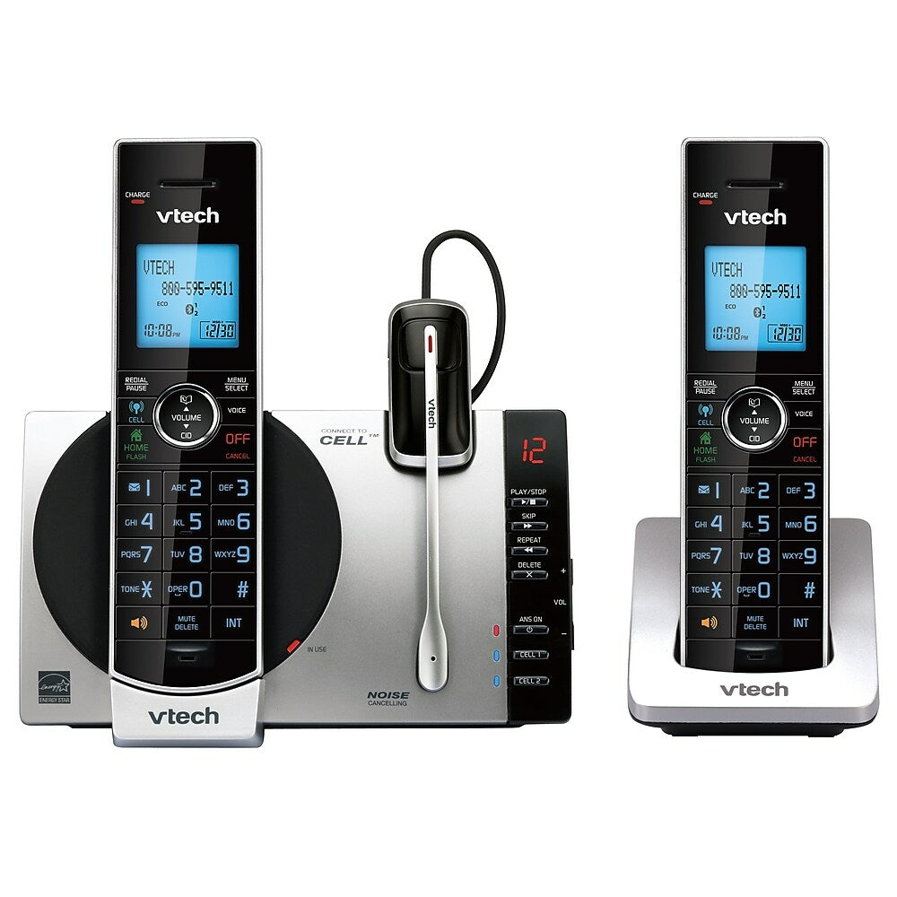 Image of VTech (DS6771-3) 2-Handset Connect to Cell Answering System with Cordless Headset