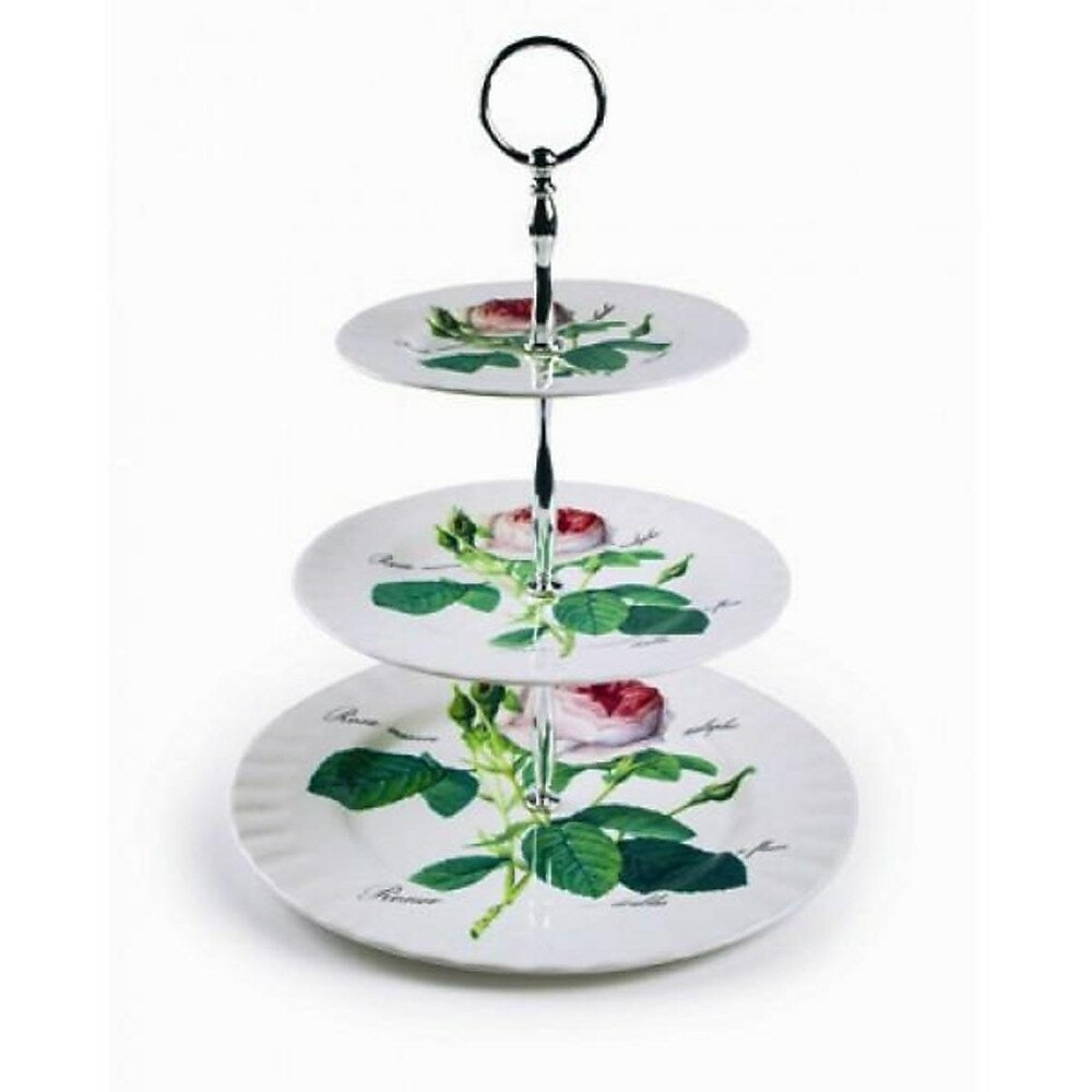 Image of Roy Kirkham Redoute Rose 3 Tier Cake Stand