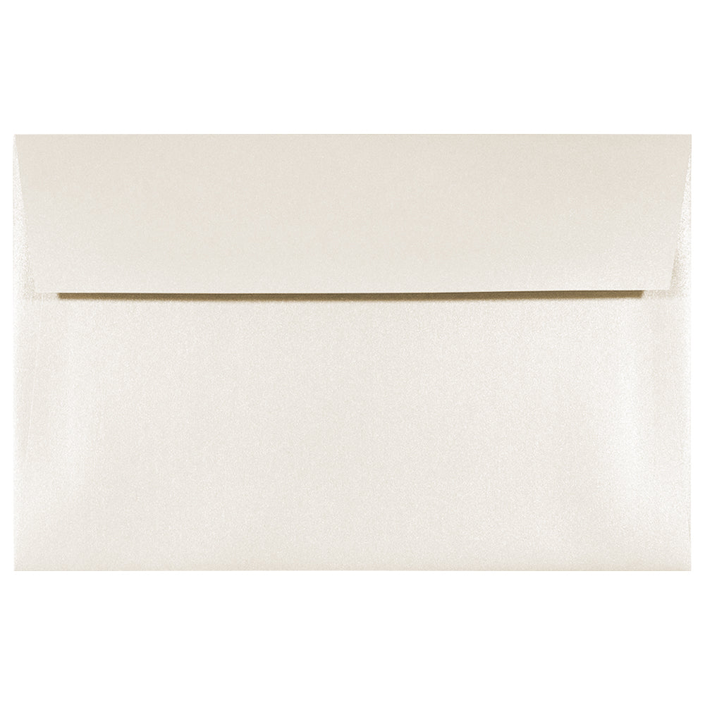 Image of JAM Paper A9 Invitation Envelopes, 5.75 x 8.75, Stardream Metallic Opal, 50 Pack (211817116I), White