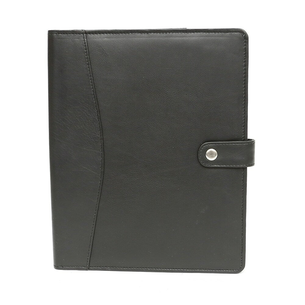 Image of Ashlin Designer Cluny Tuscany Leather Tablet Case with Closure for 10" iPad - Black