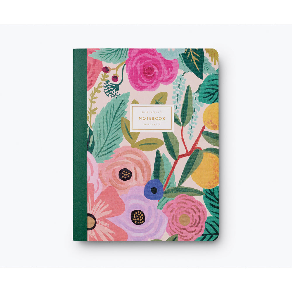 Image of Rifle Paper Co. Garden Party Ruled Notebook - 10.5" H x 8" W - 80 Pages