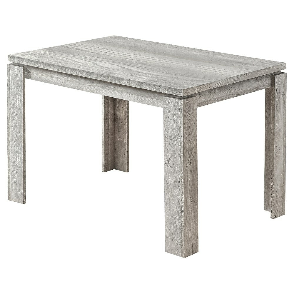 Image of Monarch Specialties - 1164 Dining Table - 48" Rectangular - Small - Kitchen - Dining Room - Laminate - Grey - Contemporary